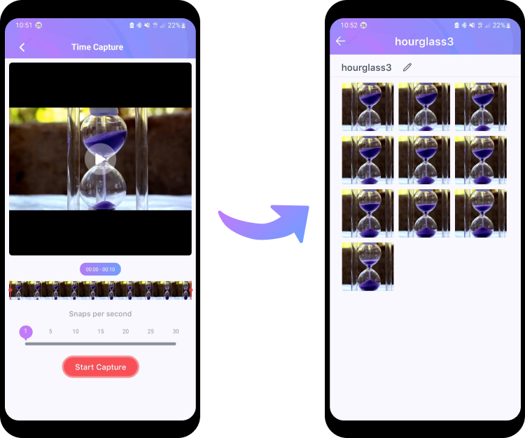 Time-capture Mode Image